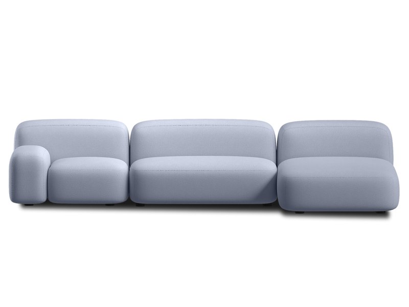 Диван модульный Риббл-3 Bucle Lilac