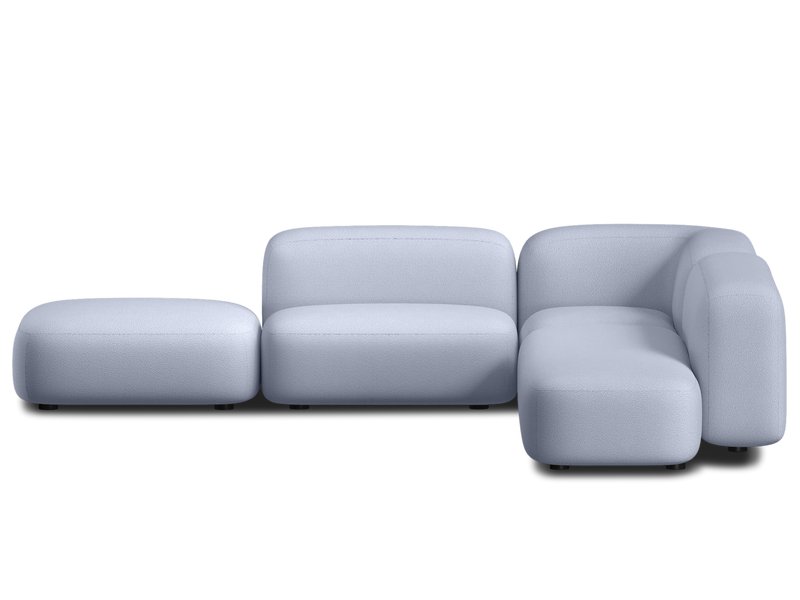 Диван модульный Риббл-5 Bucle Lilac